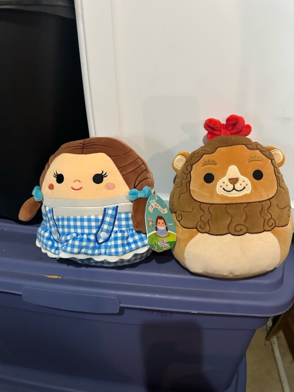 Squishmallows Dorothy & Lion Plush Duo - Blue, Brown, Red